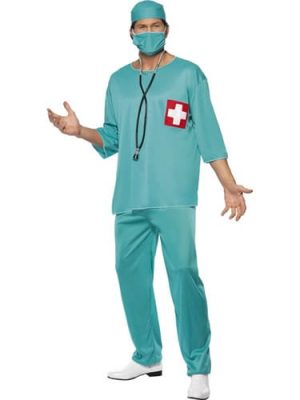 Surgeon Mens Fancy Dress Costume
