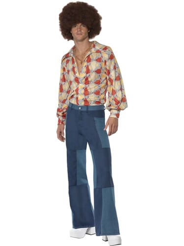 1970's Retro Men's Fancy Dress Costume