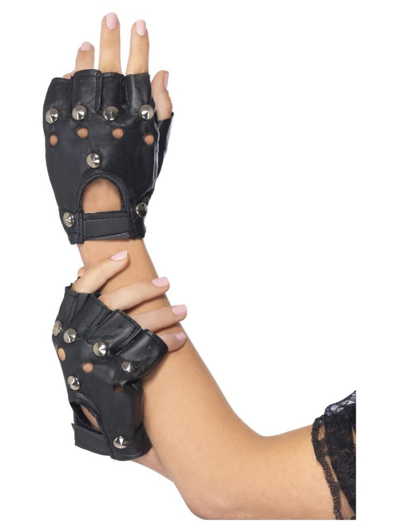 Punk Studded Gloves