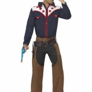 Rodeo Cowboy Men's Fancy Dress Costume
