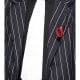 Elasticated Gangster Tie White
