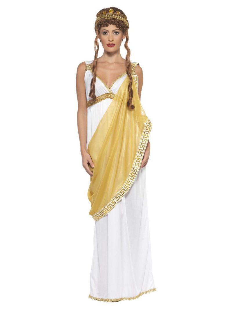 Helen of Troy/Grecian of Goddess Ladies Fancy Dress Costume