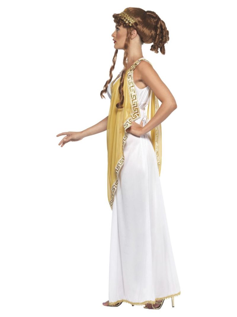 Helen of Troy/Grecian of Goddess Ladies Fancy Dress Costume - Image 3