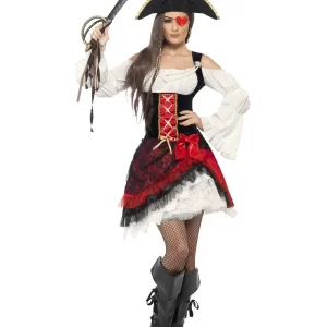 Glamorous Lady Pirate Ladies Fancy Dress Costume