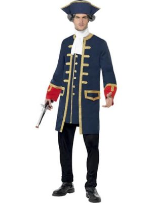Pirate Commander Men's Fancy Dress Costume