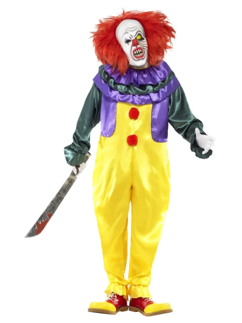 Sinister Classic Horror Clown Men's Halloween Fancy Dress