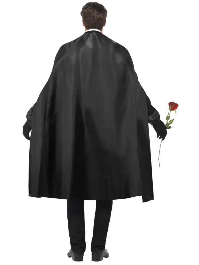 Dark Opera Masquerade Men's Halloween Fancy Dress Costume - Image 3