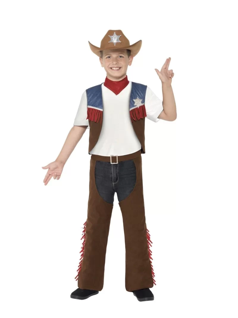 Texan Cowboy Children's Fancy Dress Costume