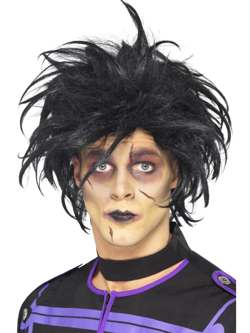 Psycho (Scissorhands) Black Wig