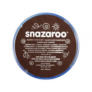 Snazaroo Water Based Facepaint Dark Brown 18ml