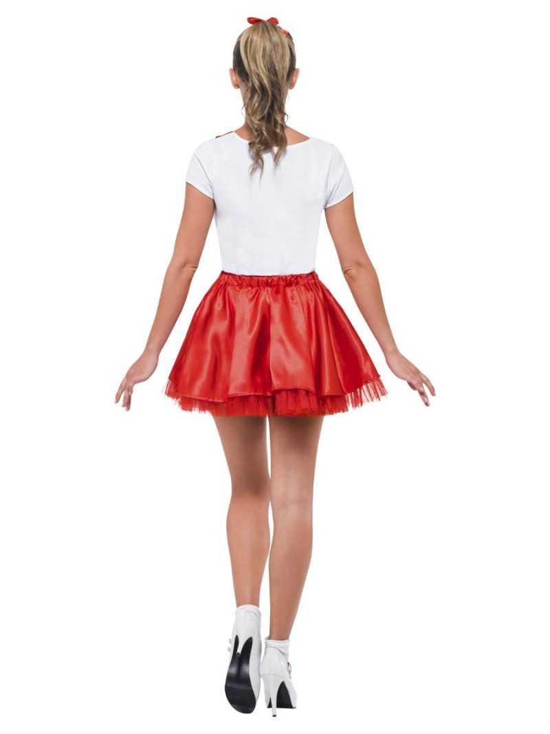 Grease Sandy Cheerleader Ladies Fancy Dress Costume - Image 3