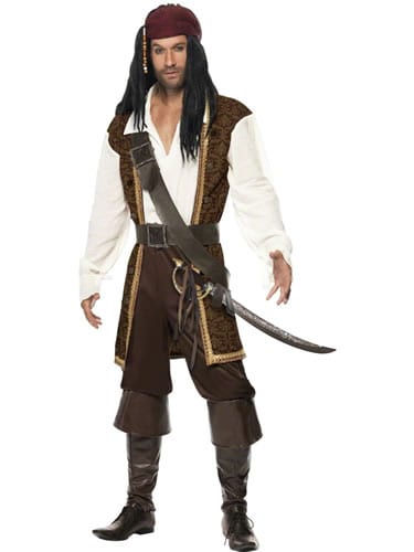 High Seas Pirate Men's Fancy Dress Costume