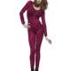 Bodysuit Leopard Print Pink Ladies Fancy Dress Costume