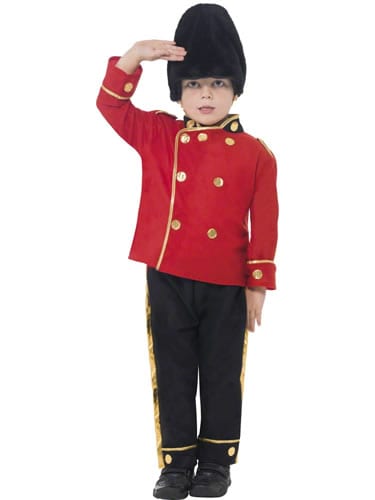Busby Guard Boy's Children's Fancy Dress Costume
