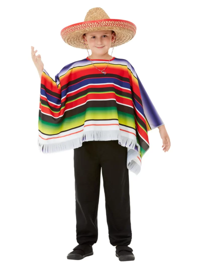 Poncho Childrens Fancy Dress Costume - Image 2