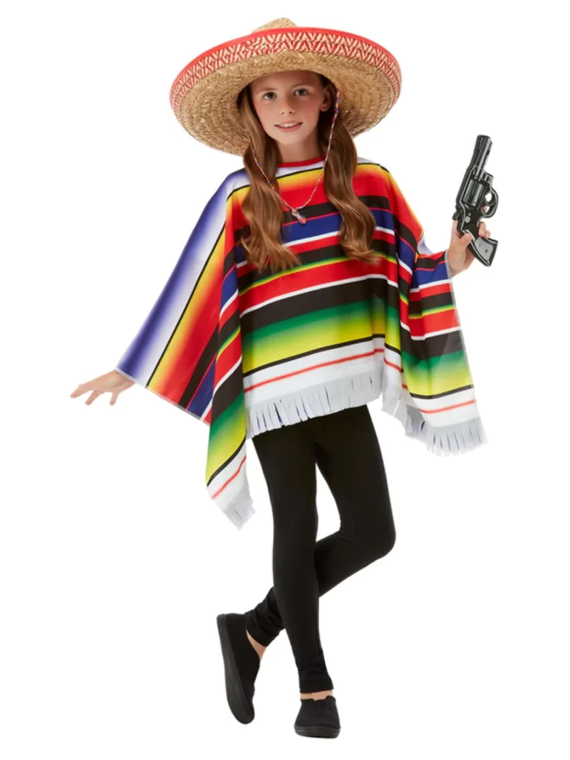 Poncho Childrens Fancy Dress Costume