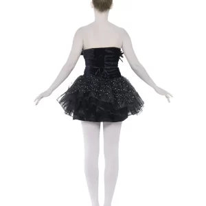 Dark Gothic Swan Masquerade Halloween Ladies Fancy Dress Costume - Image 3