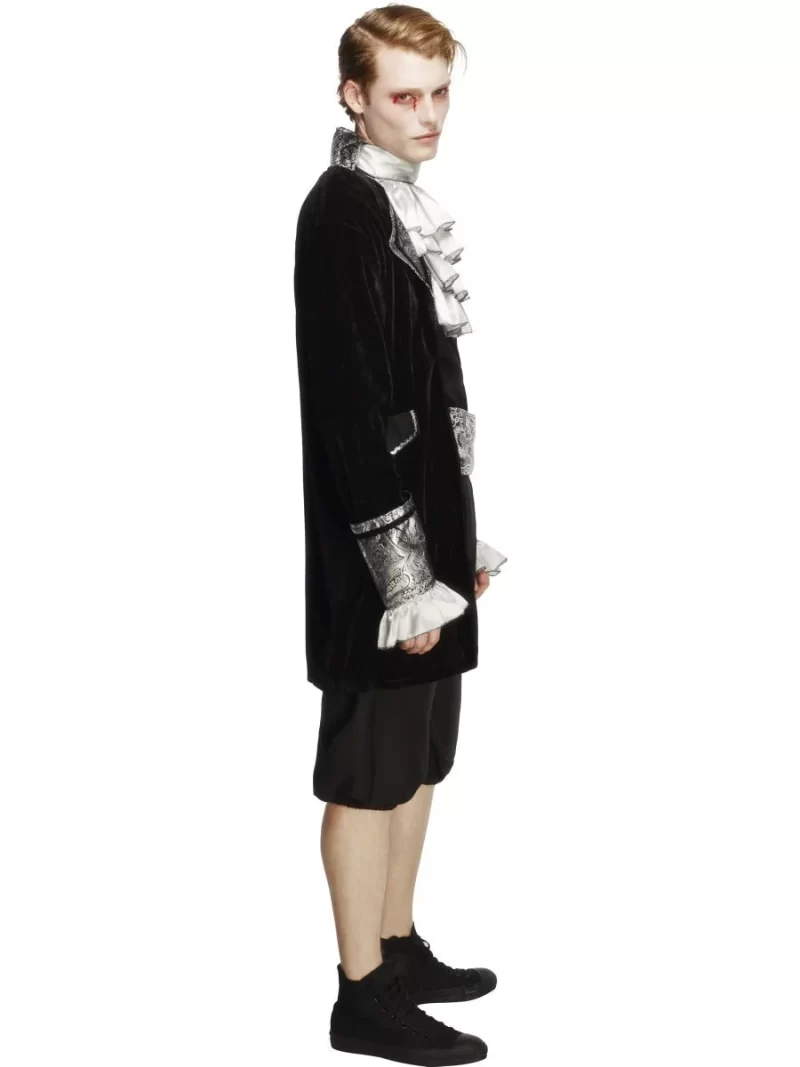 Fever Collection Baroque Vampire Mens Halloween Fancy Dress - Image 2