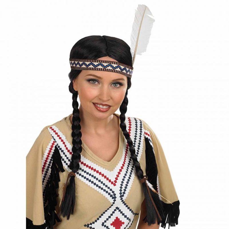 Native American Indian Squaw Wig