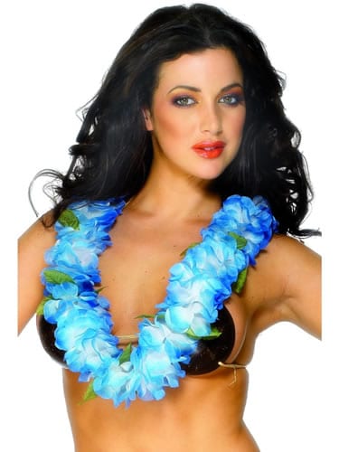 Hawaiian Lei Deluxe Blue (DISC)