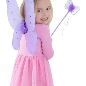 Child's Purple Butterfly Wing Set
