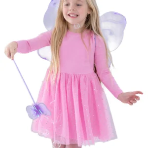 Child's Purple Butterfly Wing Set - Image 2