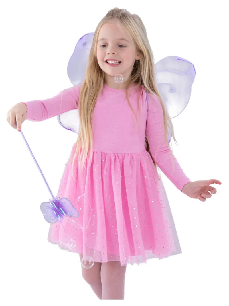 Child's Purple Butterfly Wing Set - Image 2