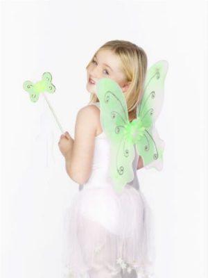 Childs Green Butterfly Wing Set