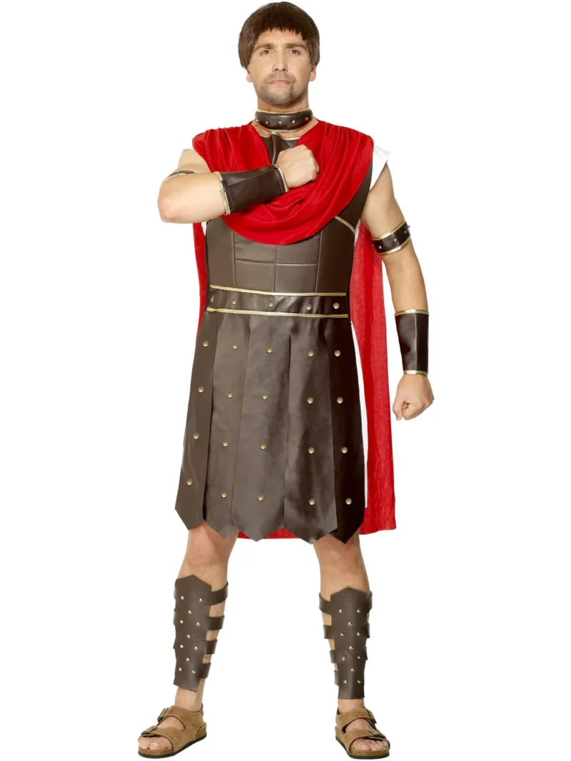 Roman Centurion Mens Fancy Dress Costume - Image 2