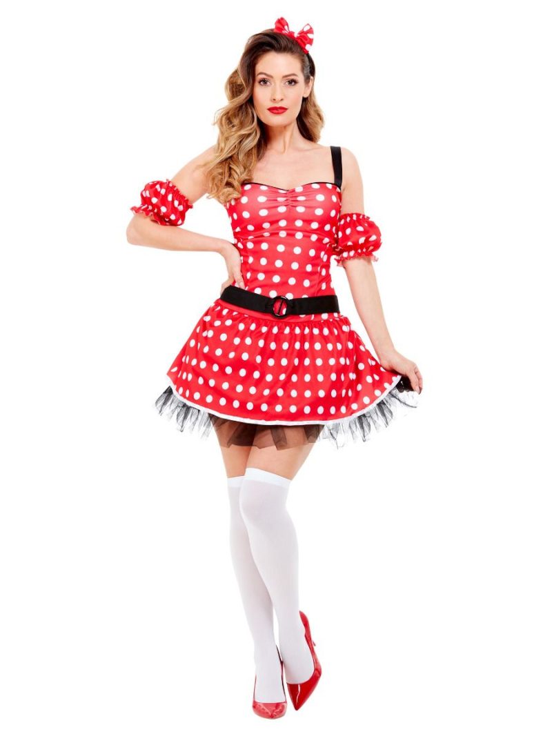 Madame Mouse (Minnie Mouse) Ladies Fancy Dress Costume