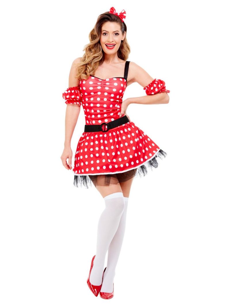 Madame Mouse (Minnie Mouse) Ladies Fancy Dress Costume - Image 2