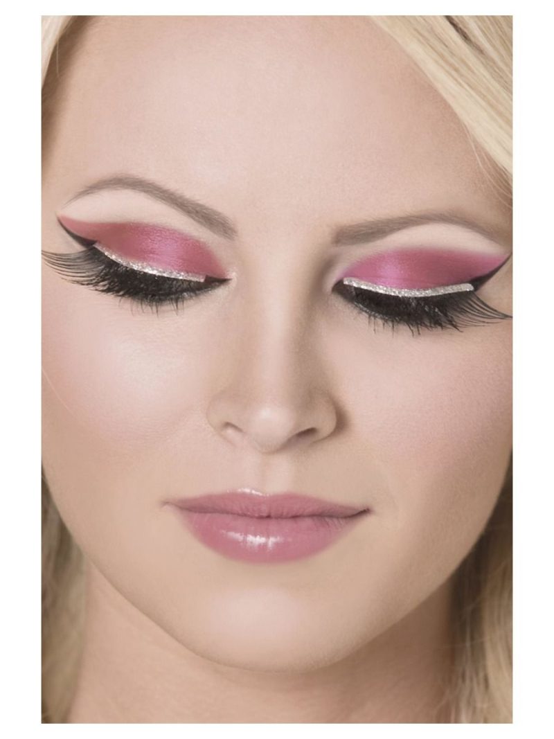 Fever Collection Silver Glitter Diva Eyelashes