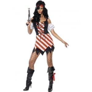 Fever Collection Pirate Ladies Fancy Dress Costume