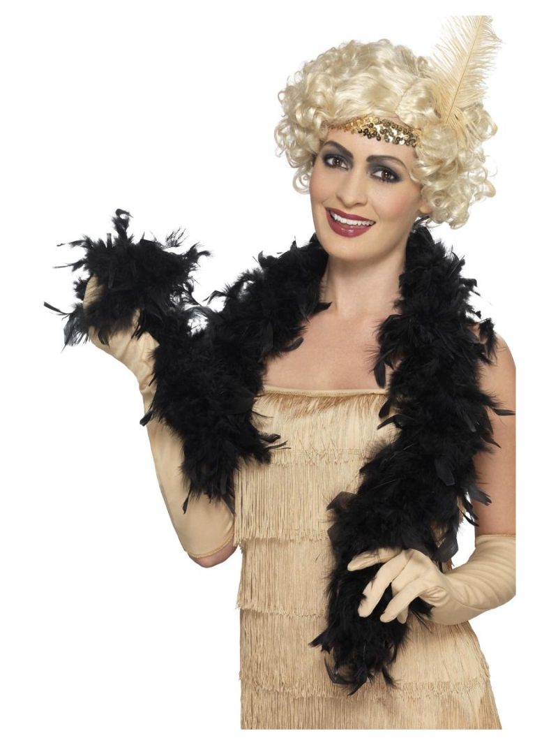 Black Feather Boa 50g