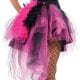 Pink & Black Feather Tail Tutu
