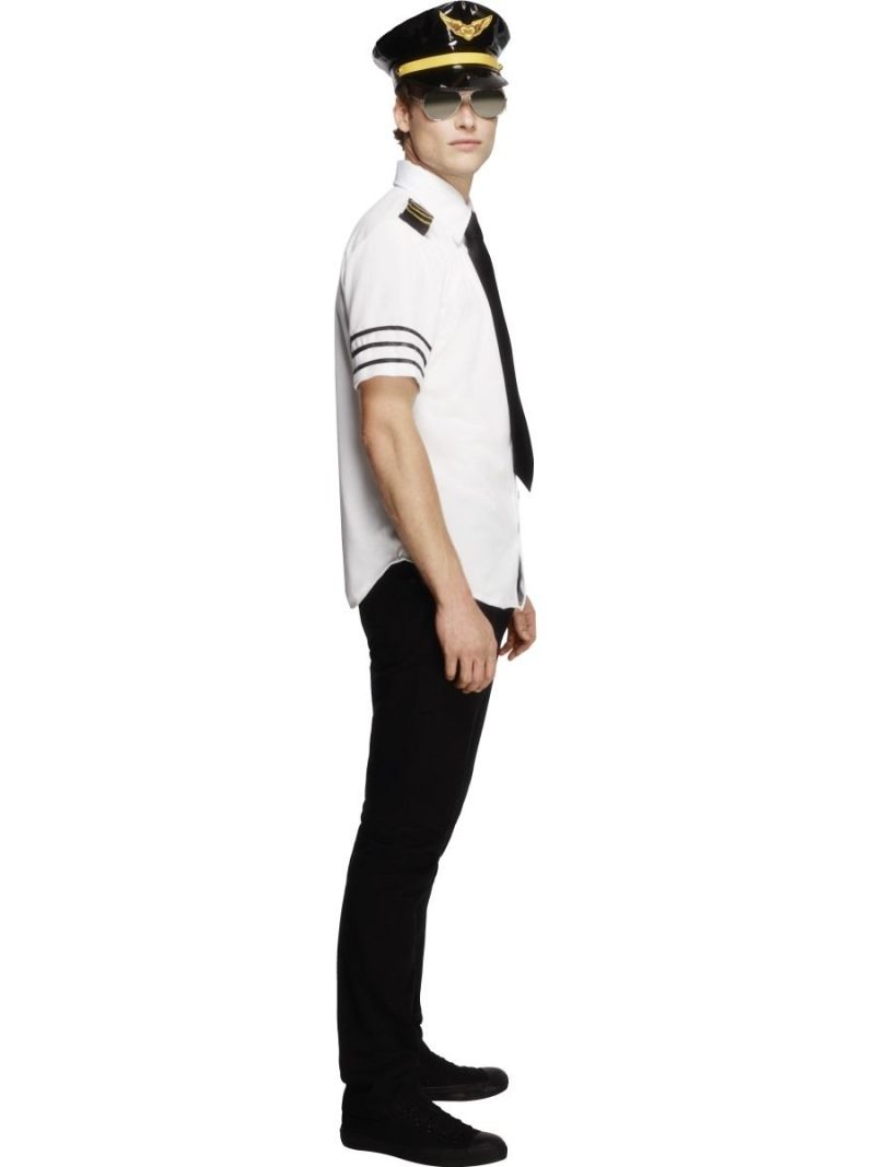 Fever Collection Mile High Captain Mens Fancy Dress Costume - Image 2