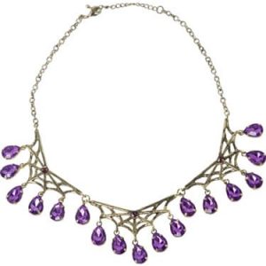 Gothic Manor Spiderweb Necklace