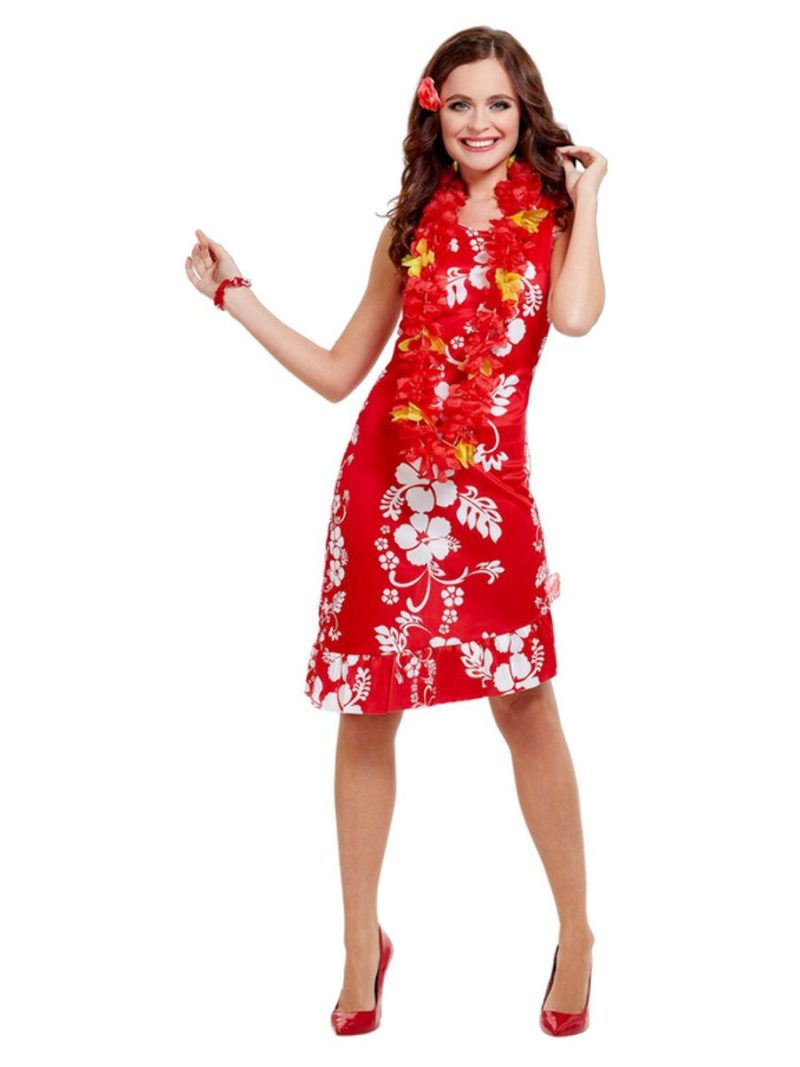 Hawaiian/Hula Beauty Ladies Fancy Dress Costume