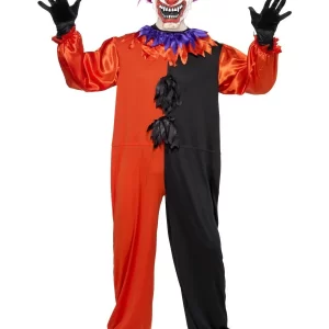 Sinister Scary Bo Bo the Clown Mens Halloween Fancy Dress - Image 2