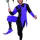 Tales of Old England Medieval Jester Mens Fancy Dress Costume