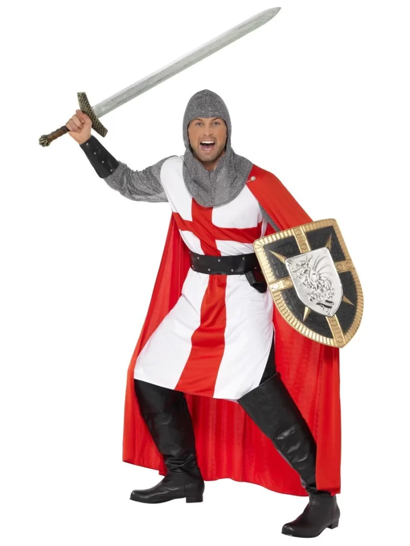 Tales of Old England St George Hero Mens Fancy Dress Costume - Image 2