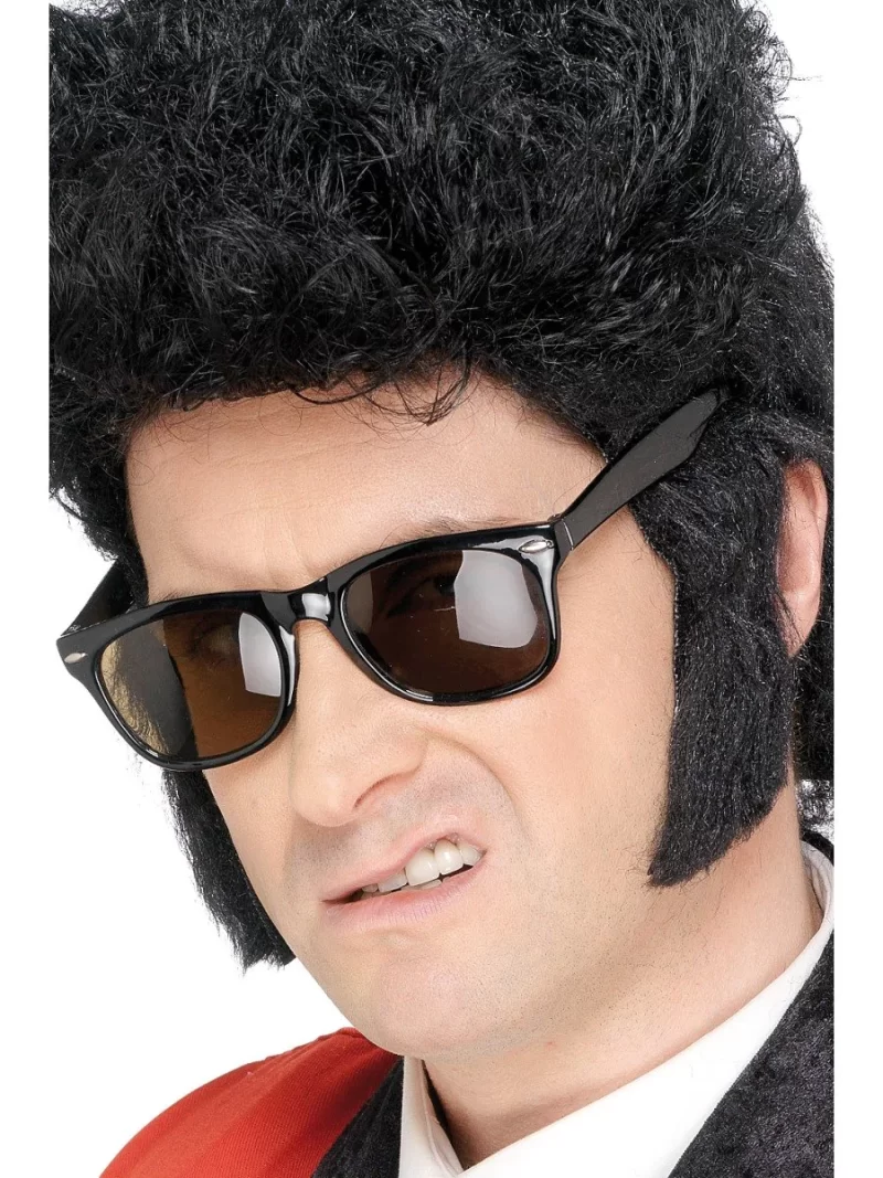 Teddy Boy Sideburns Black