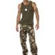 Khaki Camo Mens Fancy Dress Costume