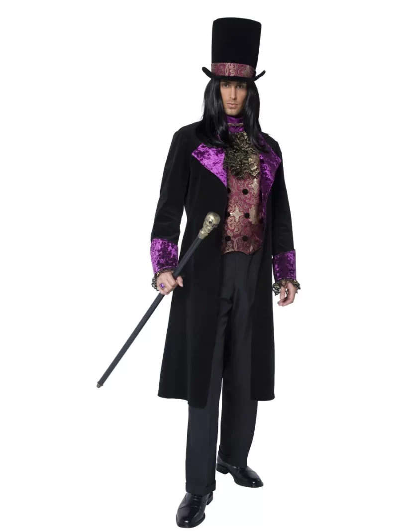 Gothic Count (Groom) Mens Halloween Fancy Dress Costume