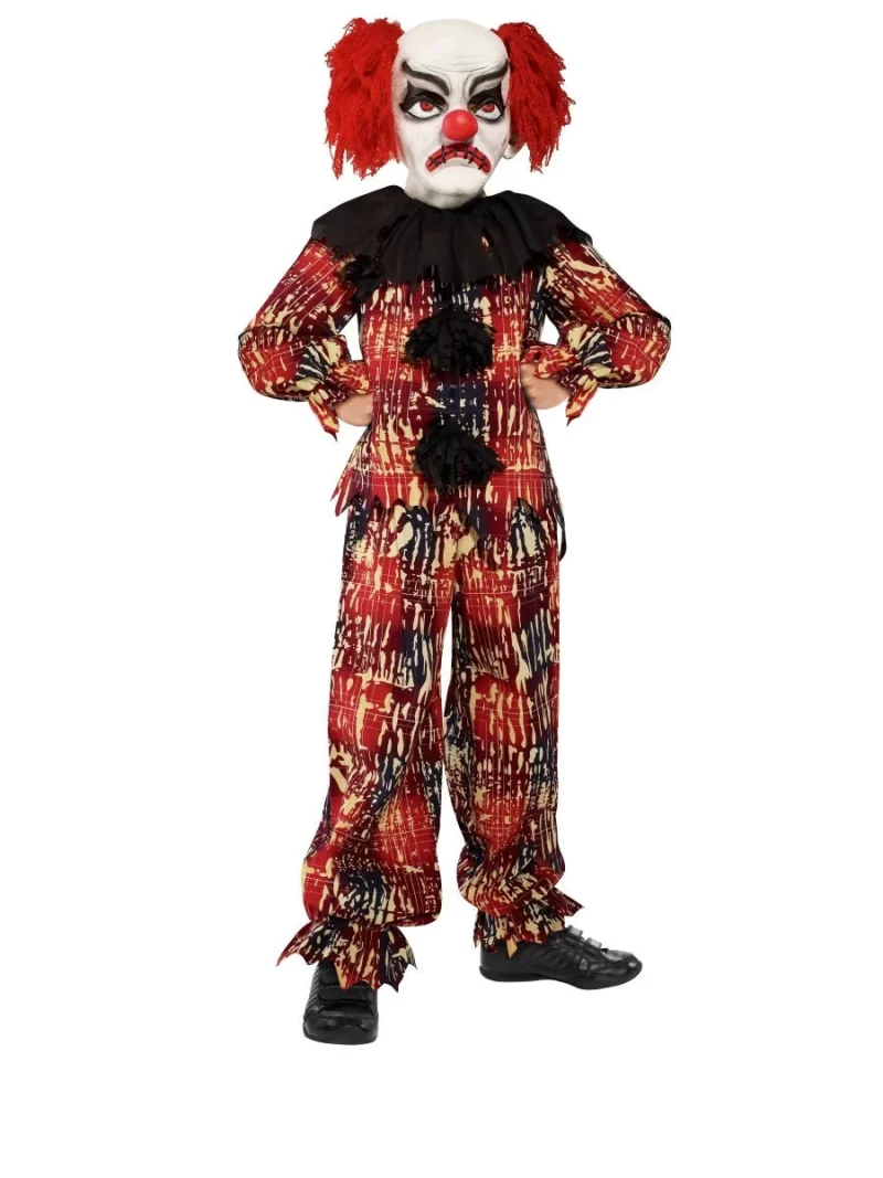 Zombie Alley Scary Clown Boys Halloween Fancy Dress Costume - Image 2