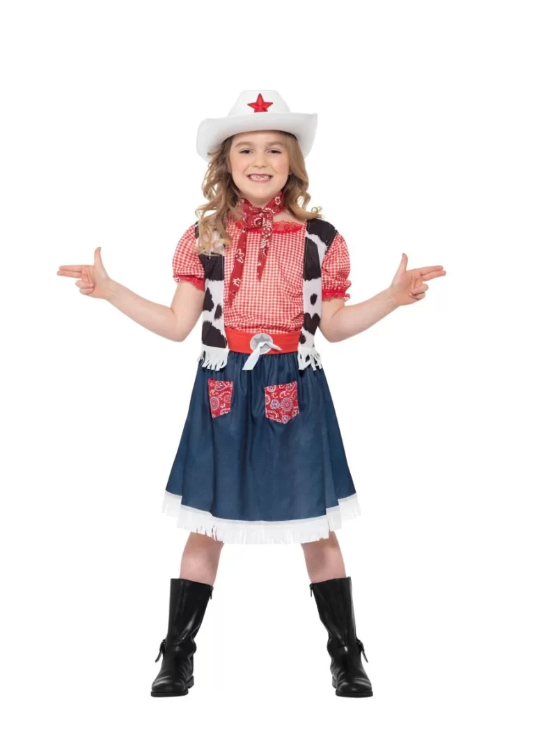 Cowgirl Sweetie Girls Fancy Dress Costume - Image 2