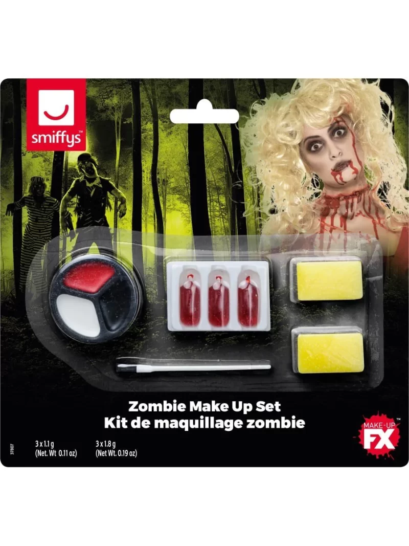 Zombie Make Up Set with Blood Capsules