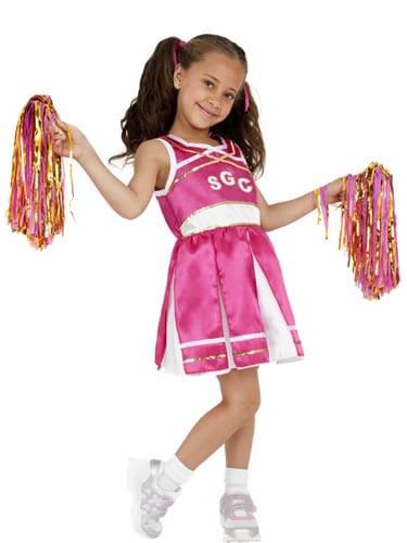 Cheerleader Children's Fancy Dress Costume