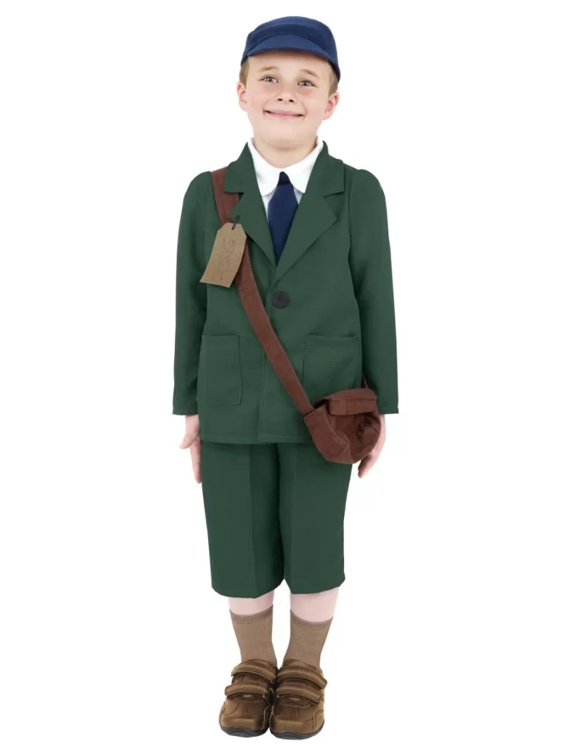 World War II Evacuee Boy Childrens Fancy Dress Costume