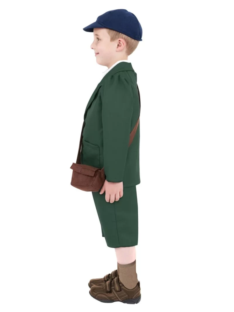 World War II Evacuee Boy Childrens Fancy Dress Costume - Image 2